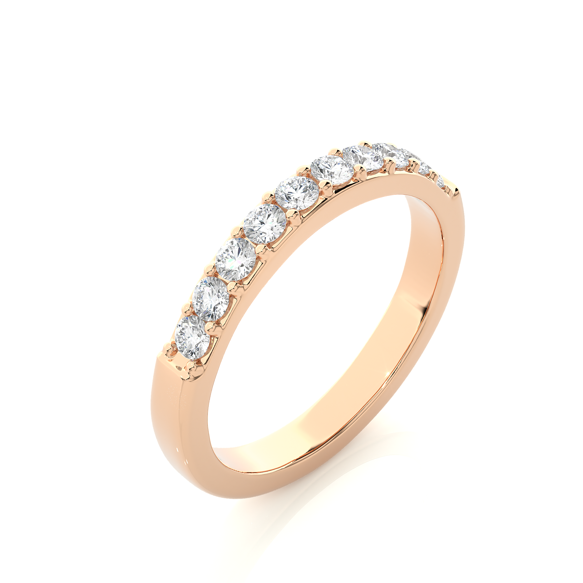 0.40 Carat HI Color VS1 Clarity Diamond Studded Natural Diamond Ring.